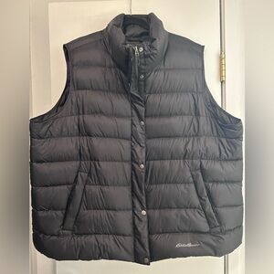 Eddie Bauer Women's Black Puffy Vest